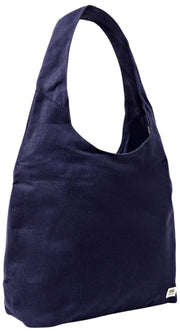 Roka Hoxton Large Bomuld Canvas Skuldertaske - Navy Blue