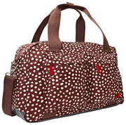 Roka Gatwick Medium Recycled Canvas Duffle Bag - Brown Dot