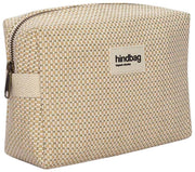 Hindbag Leon Woven Toilettaske - Nude Beige