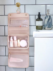 Stackers Small Hanging Wash Bag - Blush/Guld