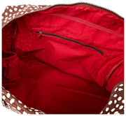 Roka Sloane Medium bomuldsstoftaske - brun plet