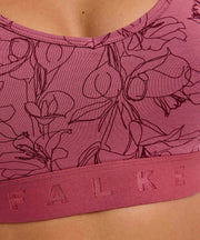 Falke Daily Comfort Print 2-Pack Bustier Bralette - Rød