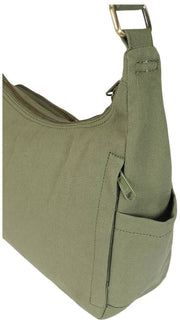 Hindbag Emile Multi Pocket Skuldertaske - Olivengrøn