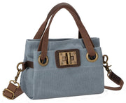 Zede Pont des Arts XS Cross Body Bag - Blue Gray