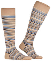 Falke Microblock Knæhøje sokker - Sesambeige