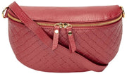 Elie Beaumont Woven Sling Bag - Okseblodsrød