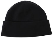 Fred Perry Classic Merino Wool Beanie - Sort/Snehvid