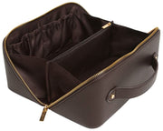 Alice Wheeler London Luxury Train Case - Chokoladebrun