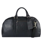 Ashwood Leather Travel Holdall - Black