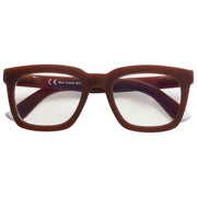 Barner Max Glossy Blue Light Læsebriller - Kakaobrun