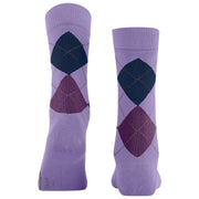 Burlington Queen Socks - Lilla/Blå