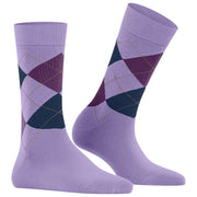 Burlington Queen Socks - Lilla/Blå