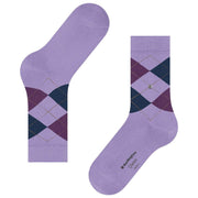 Burlington Queen Socks - Lilla/Blå