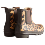 Hunter Original Leopard Chelsea Støvler - Beige/chokoladebrun