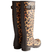 Hunter Original Tall Leopard Wellington Støvler - Beige/chokoladebrun