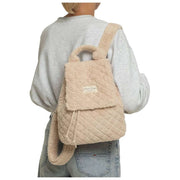 Moon Nude Teddy Flap Rygsæk - Brun/Cream