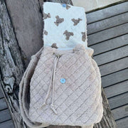 Moon Nude Teddy Flap Rygsæk - Brun/Cream