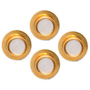 David Van Hagen Round Dress Studs  - White