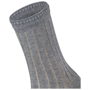 Falke Eyelet Sokker - Lysegrå Mel