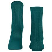 Falke Shiny Rib Sokker - Sherwood Green