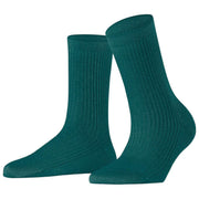Falke Shiny Rib Sokker - Sherwood Green
