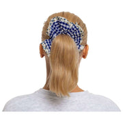 Moon Nude Spring Scrunchie - Blå/Hvid/Grøn
