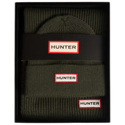 Hunter Jurra Tørklæde- og Beanie Box Set - Kambaba Green