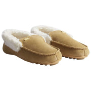 Hunter Moccasin Sherpa Collar Hjemmesko - Naturlig creme