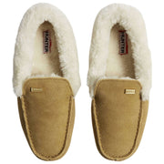 Hunter Moccasin Sherpa Collar Hjemmesko - Naturlig creme