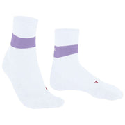 Falke RU kompressionsstabiliserende løbestrømper - Woolwhite/Lilac