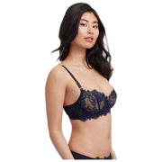 Skarlett Blue Entice Lace Balconette BH - Sort/Midnight Navy
