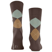 Burlington King Socks - Brun/Mintgrøn