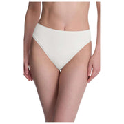 Natori Bliss Bare Cotton High Cut Brief - Elfenben