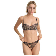 Skarlett Blue Entice Lace Balconette BH - Sort/Nylon Tan
