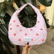 Moon Nude Strawberry Hoop Taske - Pink/Rød