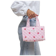 Moon Nude Strawberry Mini Shopper Taske - Pink/Rød
