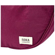 Roka Farringdon Taslon Crossbody Taske - Merlot Rød
