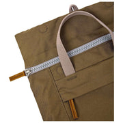 Roka Finchley Stor genbrugslærredsrygsæk - Sea Spray Brown