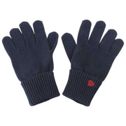Superdry & Co SD Logo strikkede handsker - Eclipse Navy