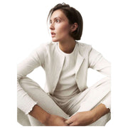 Triumph Alsidige Rib Straight Bukser - Silke White