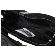 Vivienne Westwood Hazel Treasure Ruskind XL håndtaske - Sort