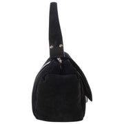 Vivienne Westwood Hazel Treasure Ruskind XL håndtaske - Sort