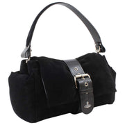 Vivienne Westwood Hazel Treasure Ruskind XL håndtaske - Sort
