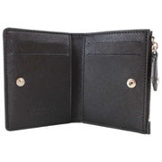 Vivienne Westwood Saffiano Slim Flap Kortholder Pung - Sort