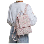 Moon Nude Peony Flap-rygsæk - Pink/Hvid