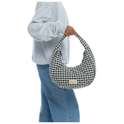 Moon Nude Classic Hoop Bag - Sort/Hvid
