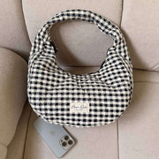 Moon Nude Classic Hoop Bag - Sort/Hvid