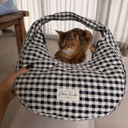 Moon Nude Classic Hoop Bag - Sort/Hvid