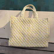 Moon Nude Buttercup Large Shopper Bag - Gul/Hvid