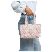 Moon Nude Peony Mini-shoppertaske - Pink/Hvid